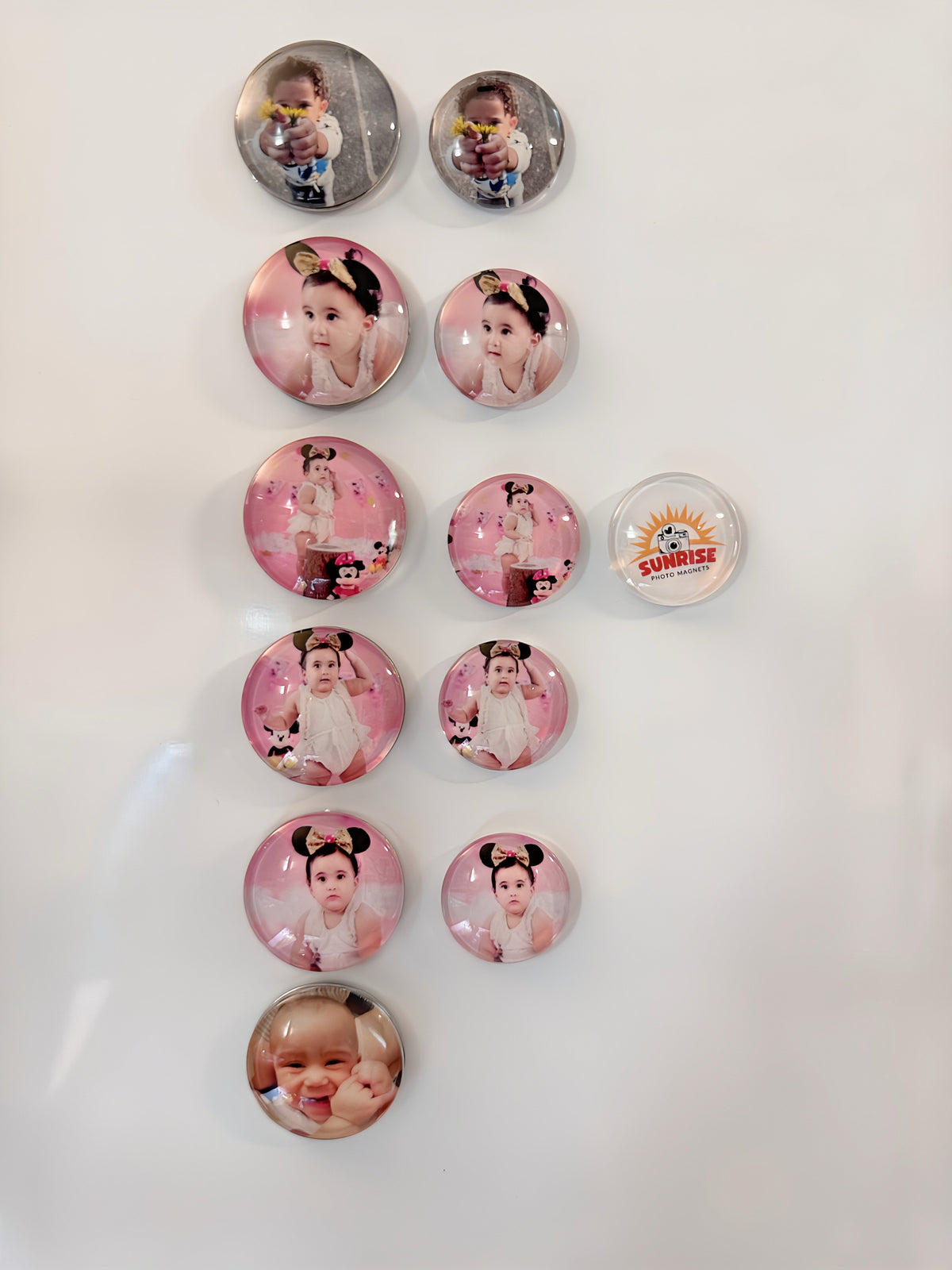 Custom Glass Magnets Custom Glass Mini Magnets - (Set of 7) – Sunrise Magnets LLC