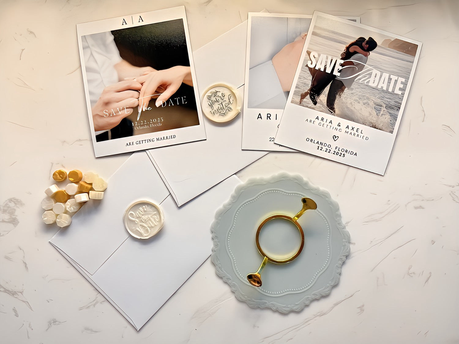Save The Date Photo Magnets