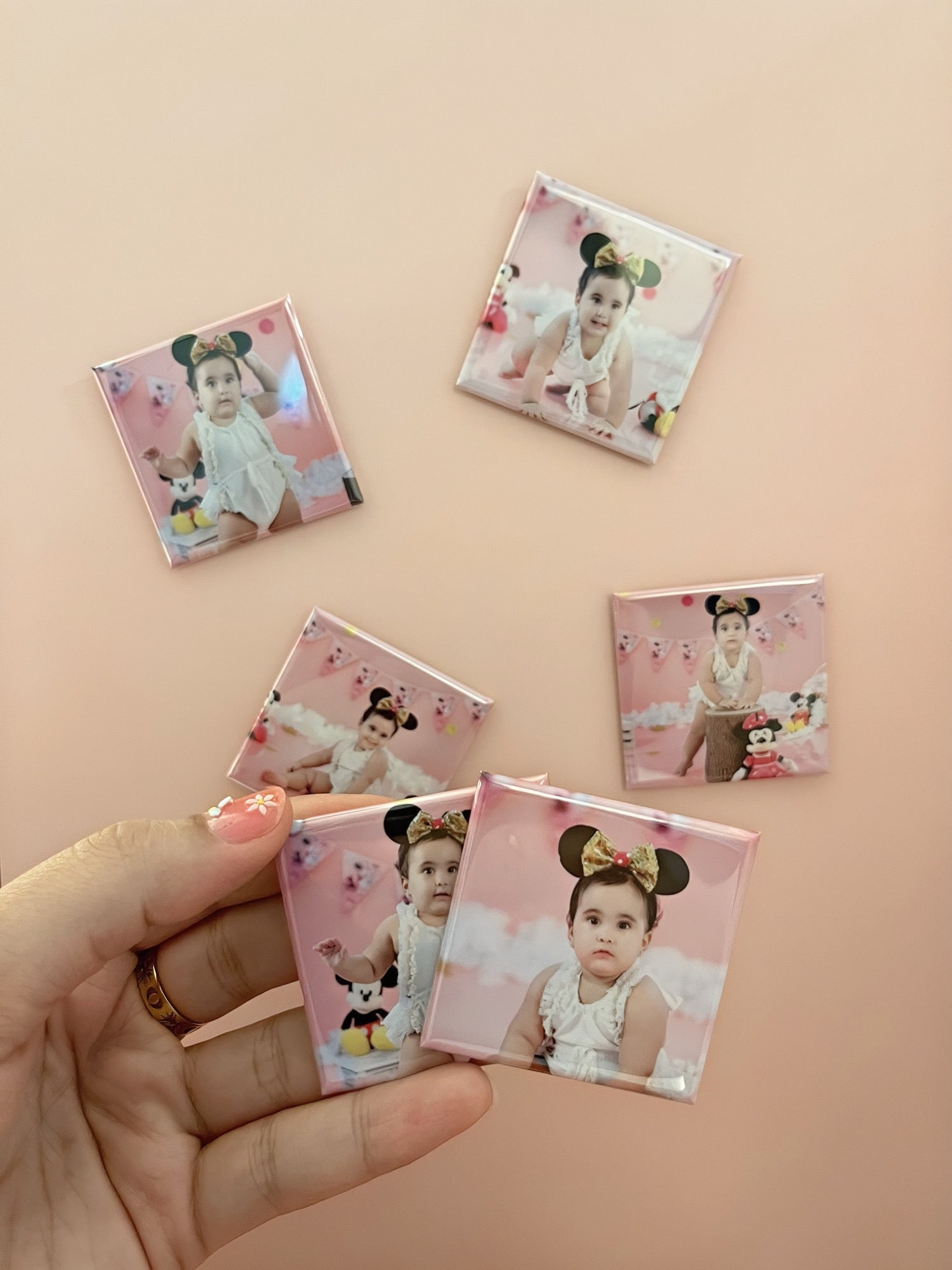 Square Custom Photo Magnets 2X2 (Set of 9)