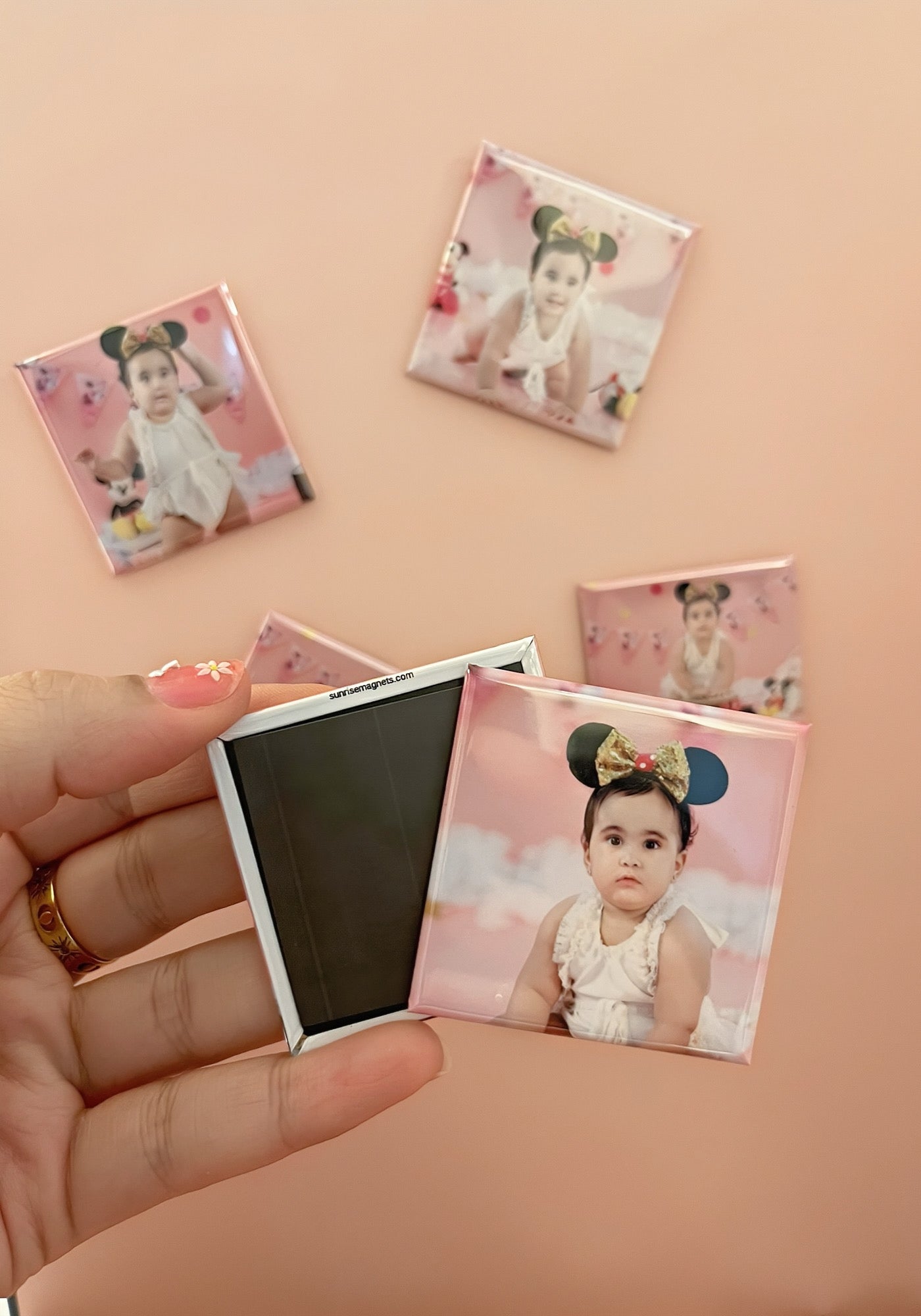 Square Custom Photo Magnets 2X2 (Set of 9)