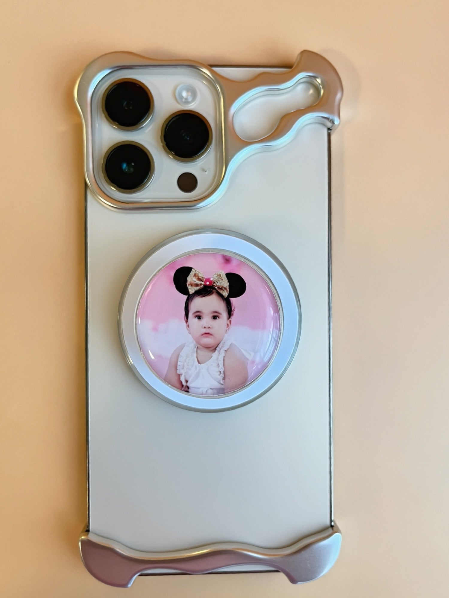 Personalized PhoneGrip - Includes adapter for Non-MagSafe Phones