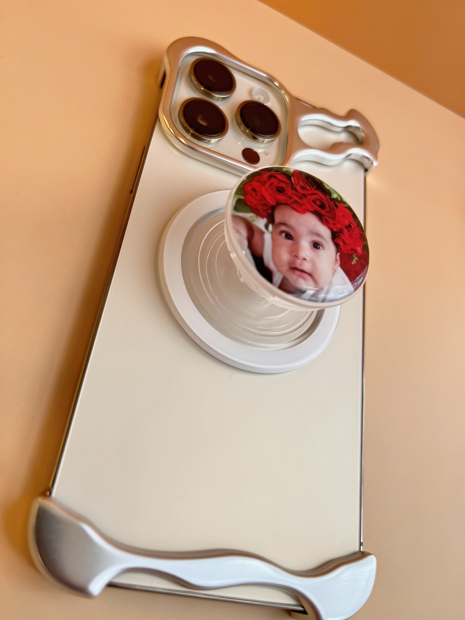 Personalized PhoneGrip - Includes adapter for Non-MagSafe Phones
