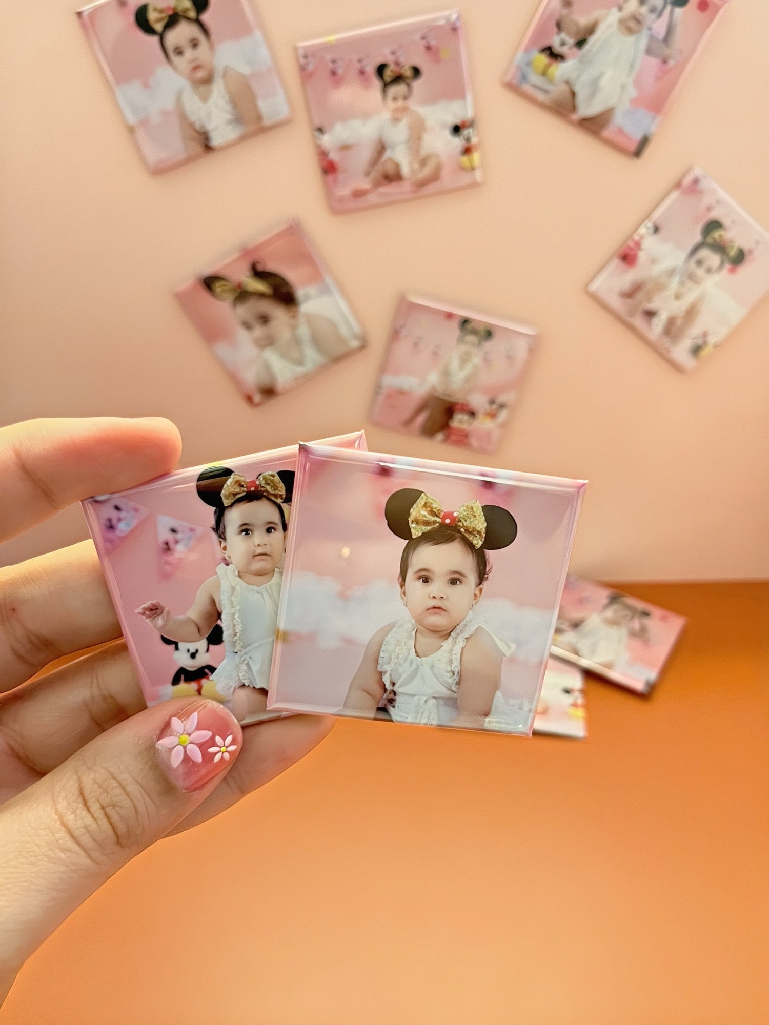 Square Custom Photo Magnets 2X2 (Set of 9)