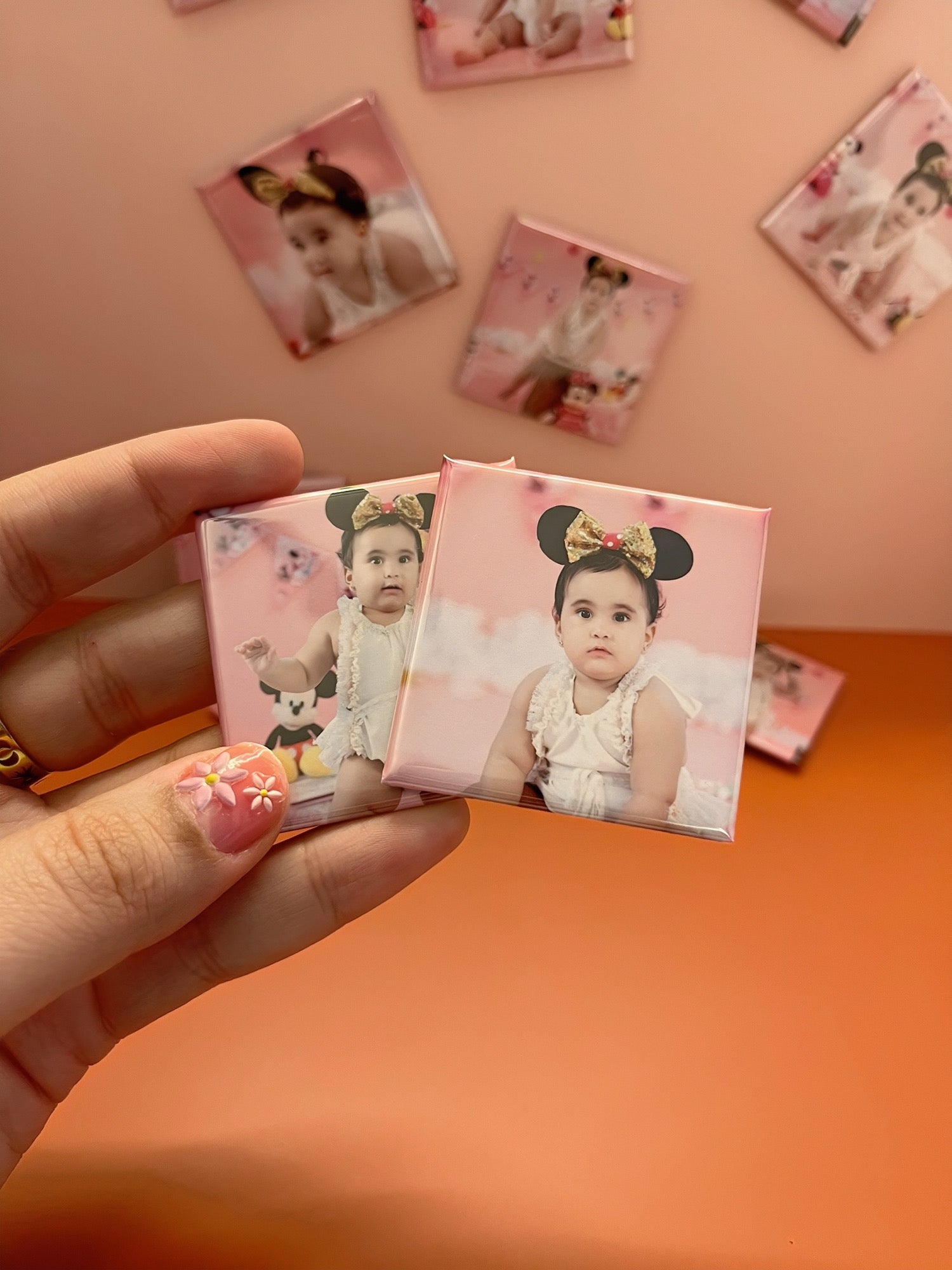 Square Custom Photo Magnets 2X2 (Set of 9)