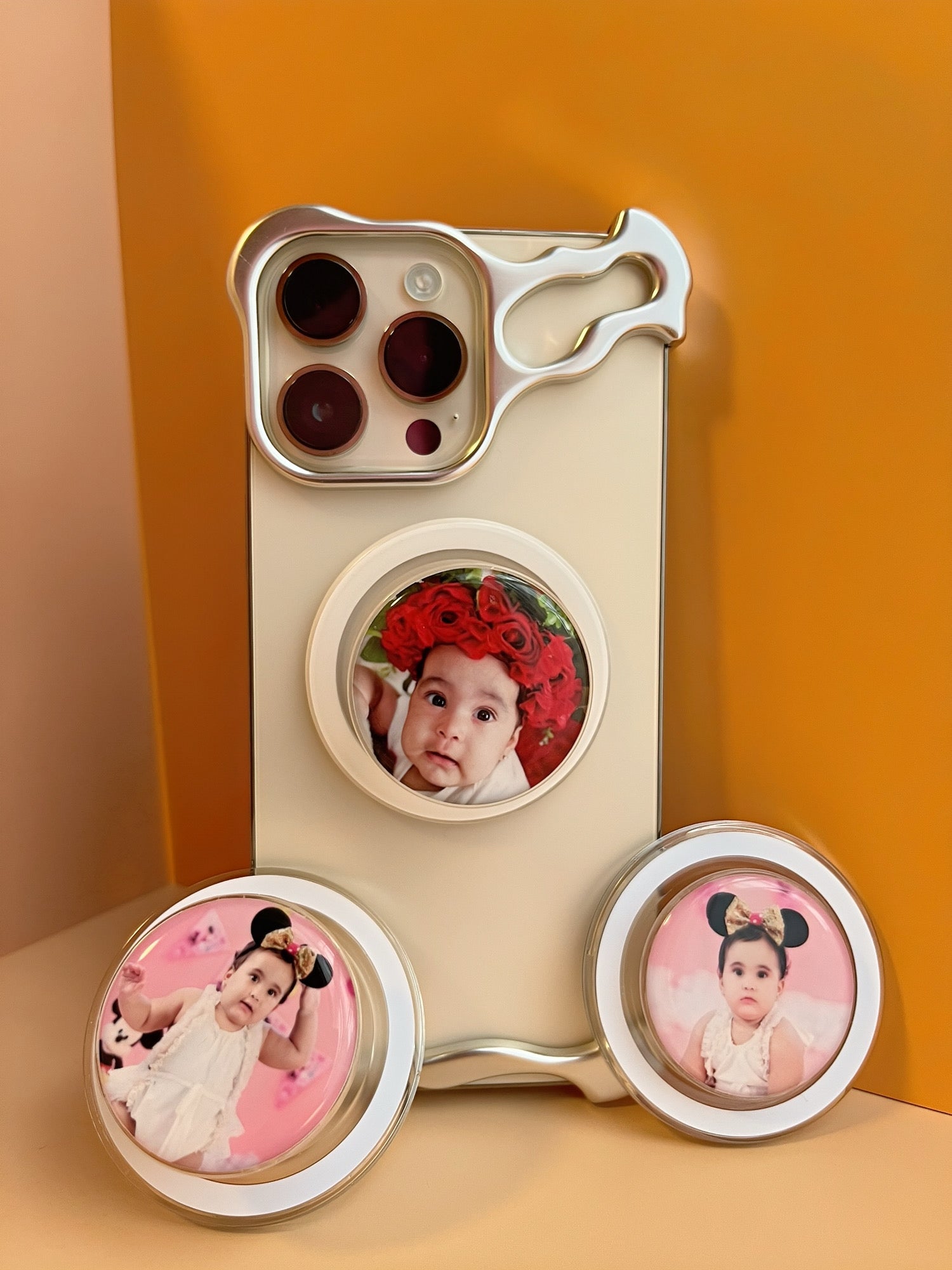 Personalized PhoneGrip - Includes adapter for Non-MagSafe Phones