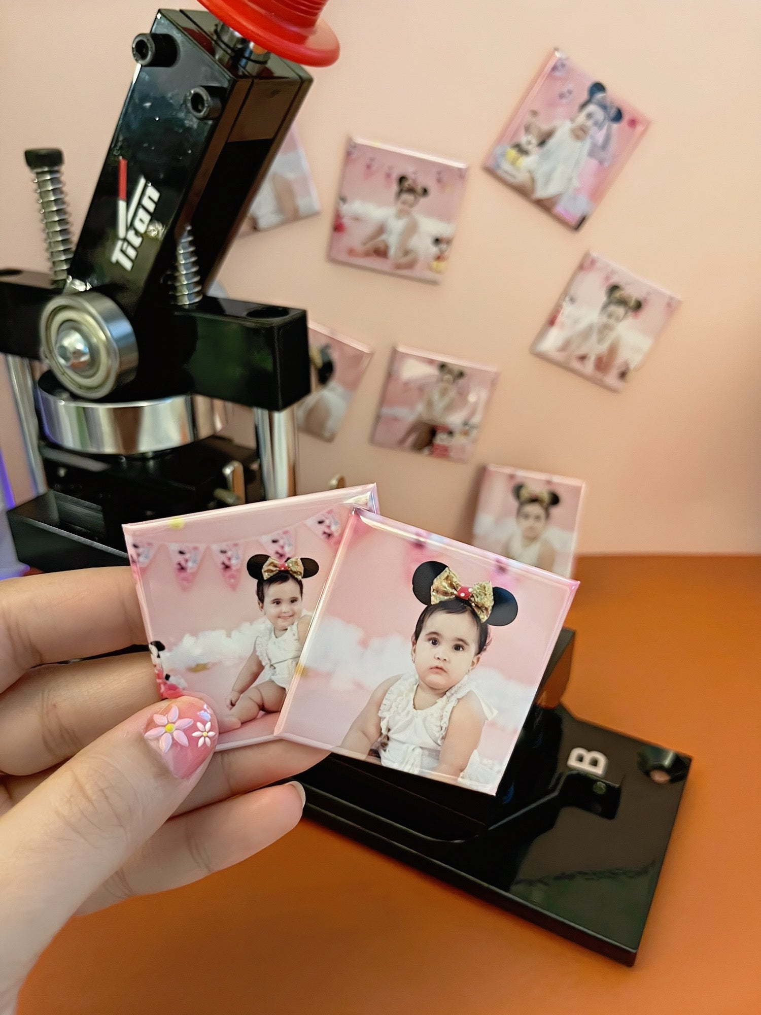 Square Custom Photo Magnets 2X2 (Set of 9)