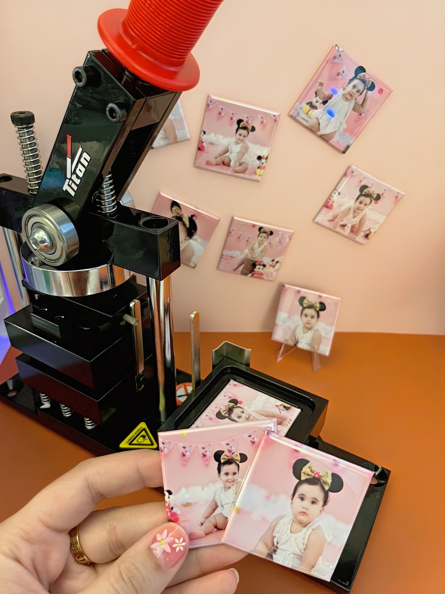 Square Custom Photo Magnets 2X2 (Set of 9)
