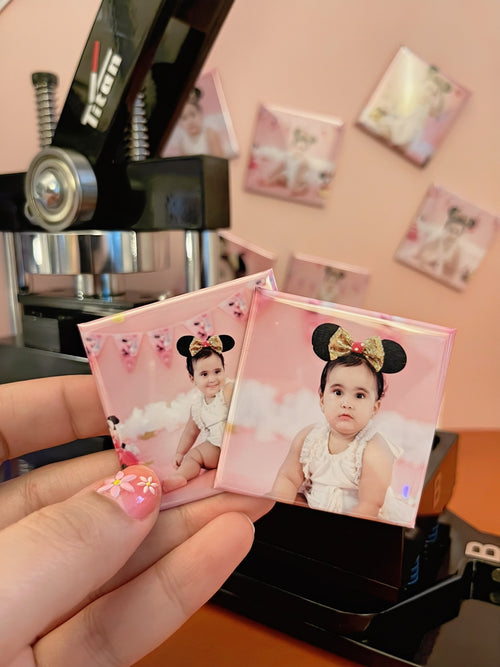 Square Custom Photo Magnets 2X2 (Set of 9)