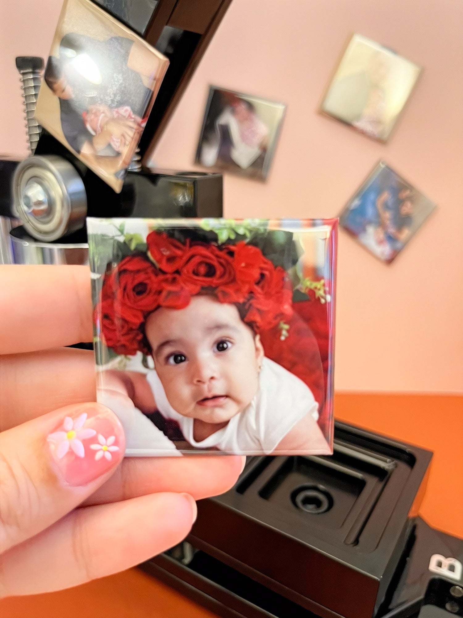 Square Custom Photo Magnets 2X2 (Set of 9)