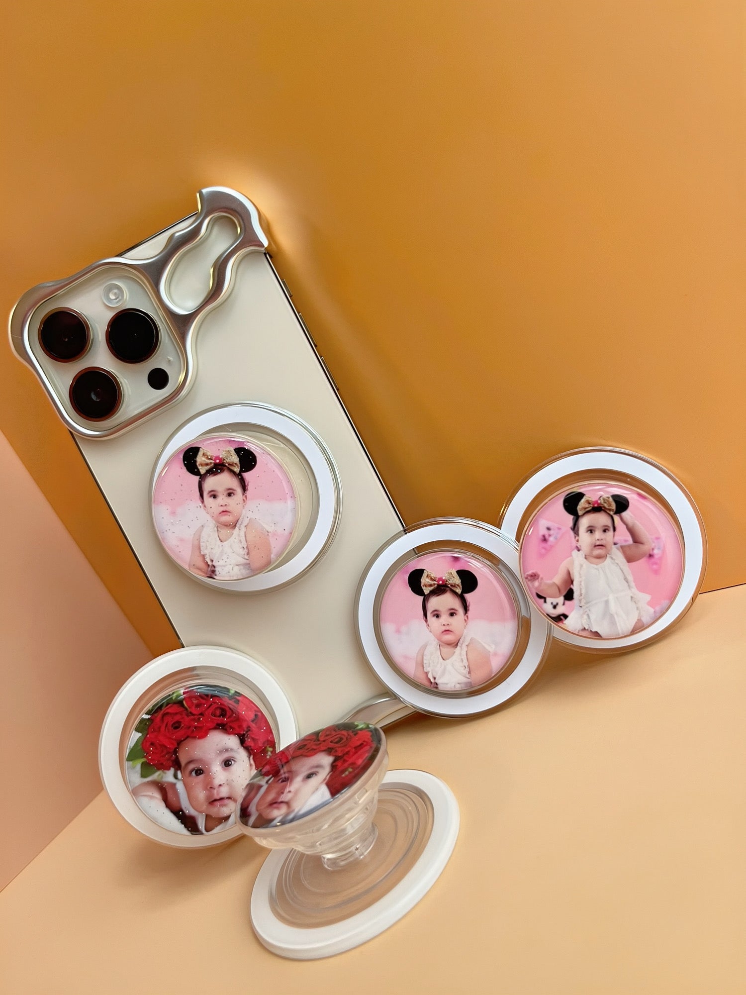 Personalized PhoneGrip - Includes adapter for Non-MagSafe Phones