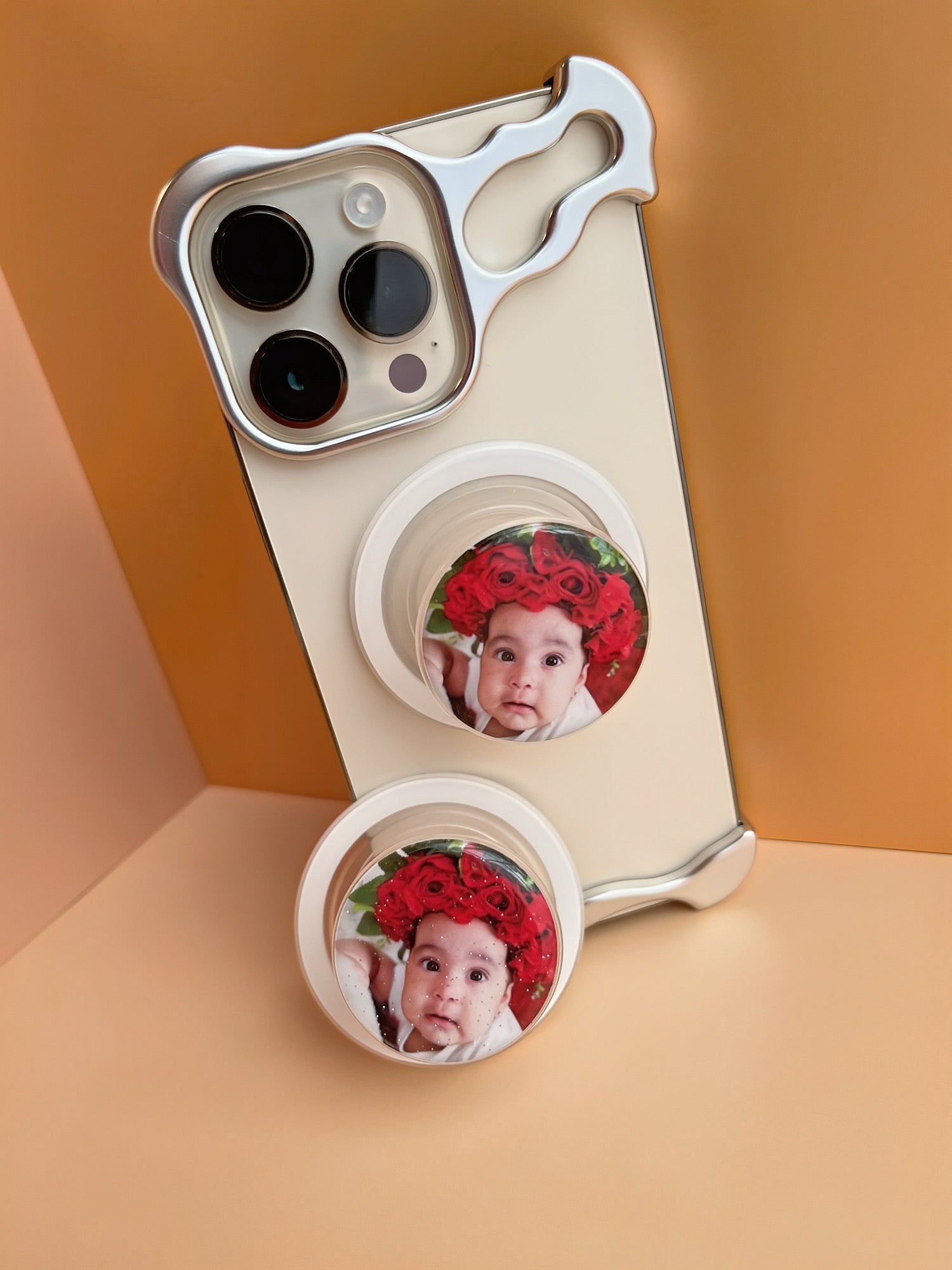 Personalized PhoneGrip - Includes adapter for Non-MagSafe Phones