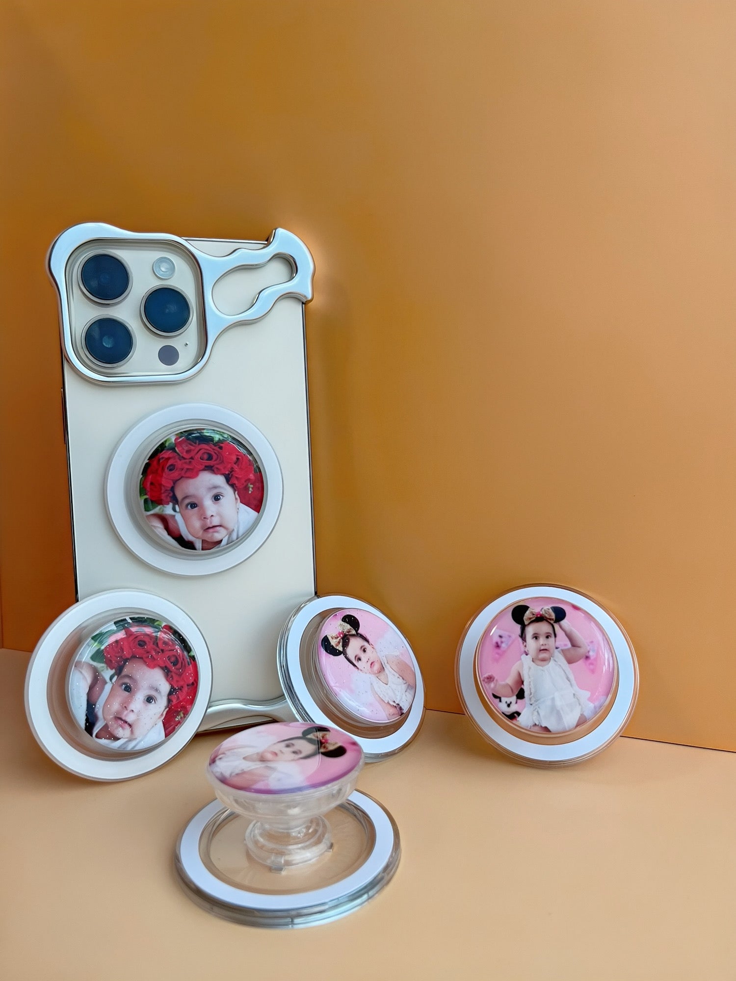 Personalized PhoneGrip - Includes adapter for Non-MagSafe Phones