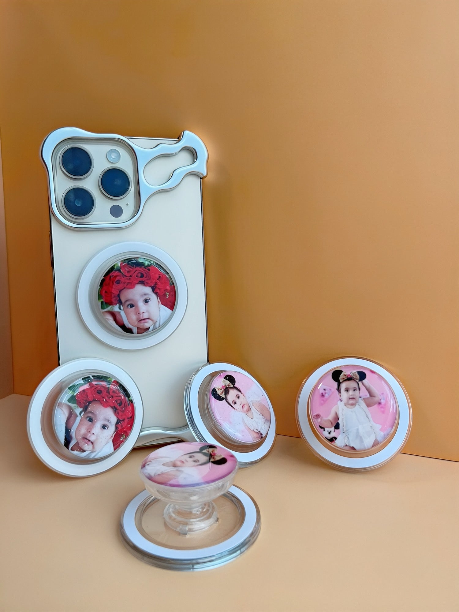 Personalized PhoneGrip - Includes adapter for Non-MagSafe Phones