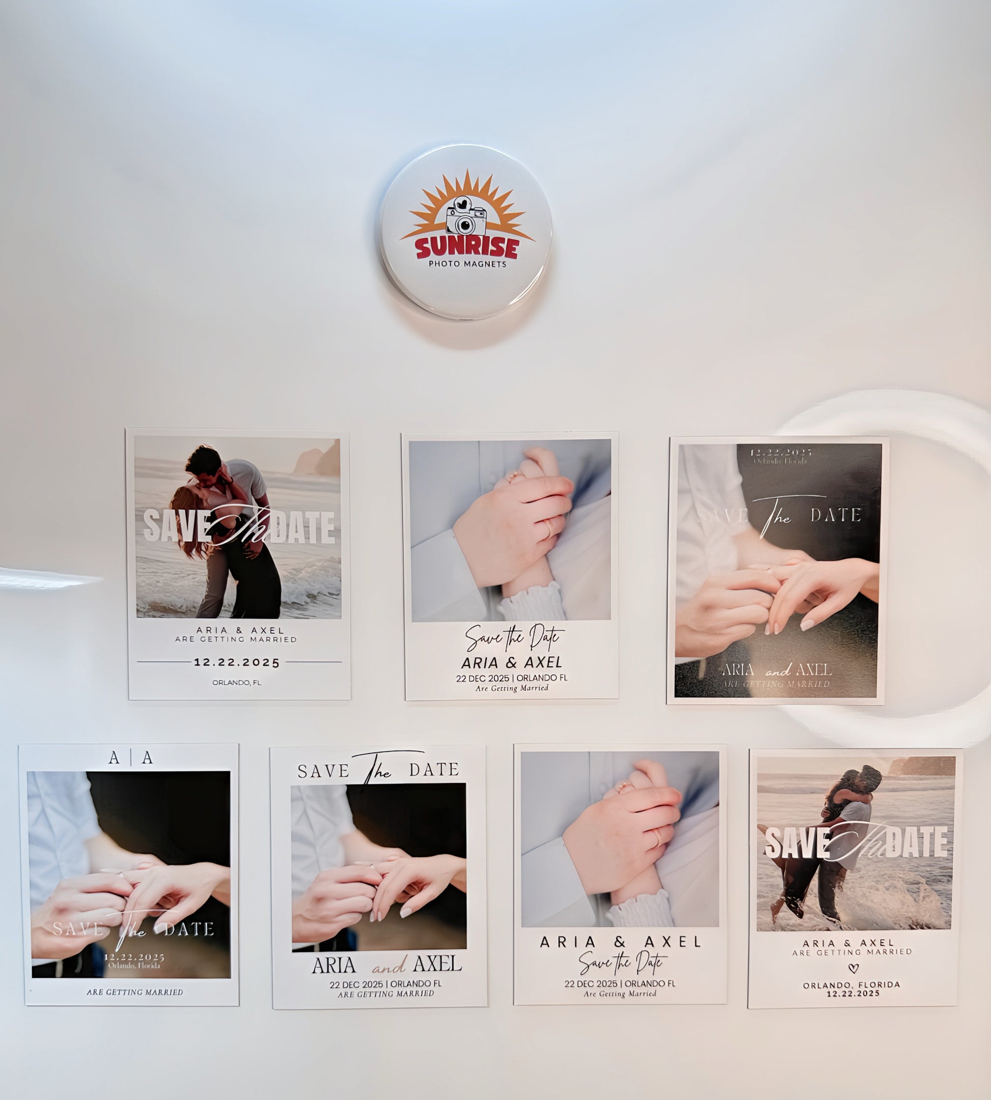Save The Date Photo Magnets