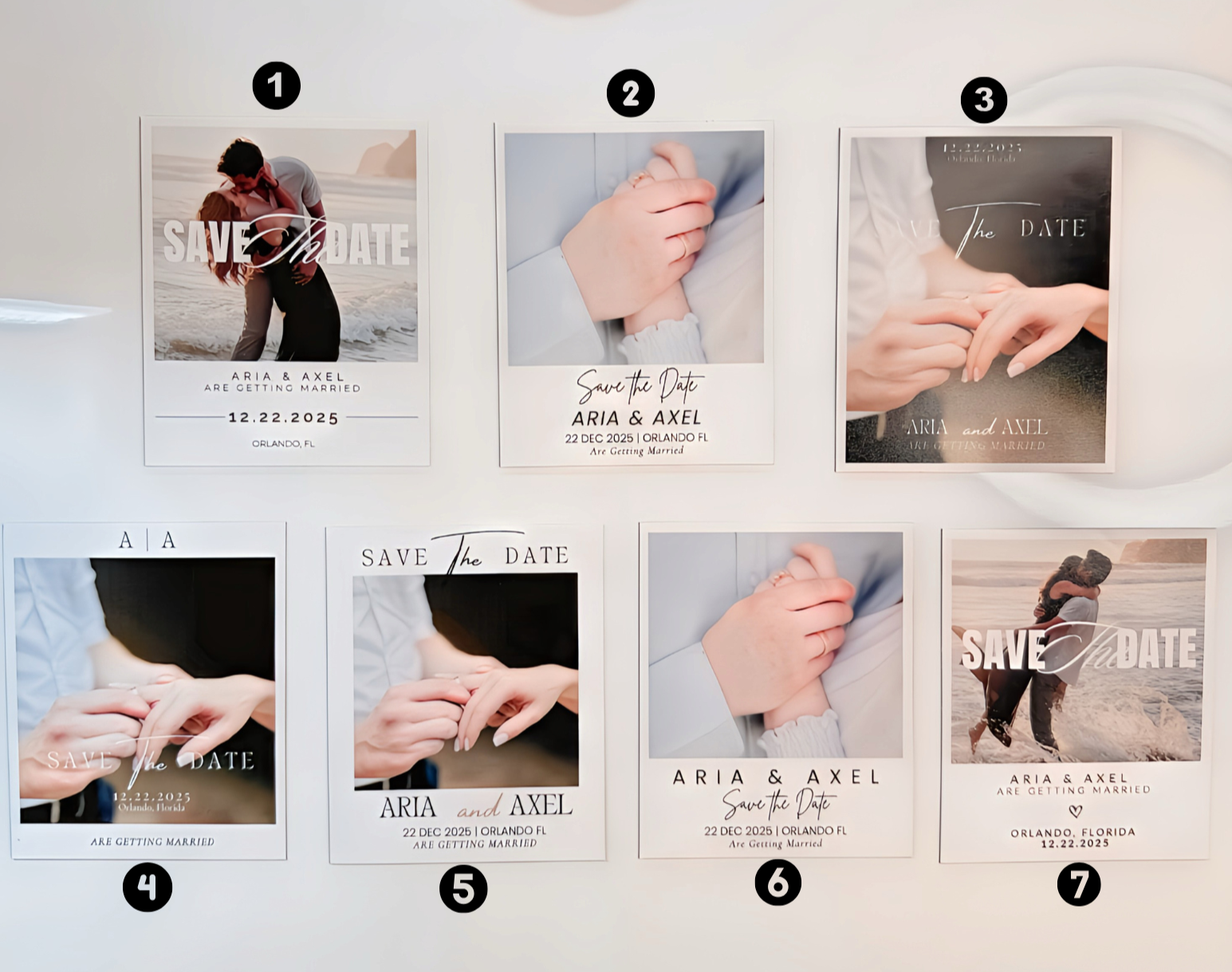 Save The Date Photo Magnets