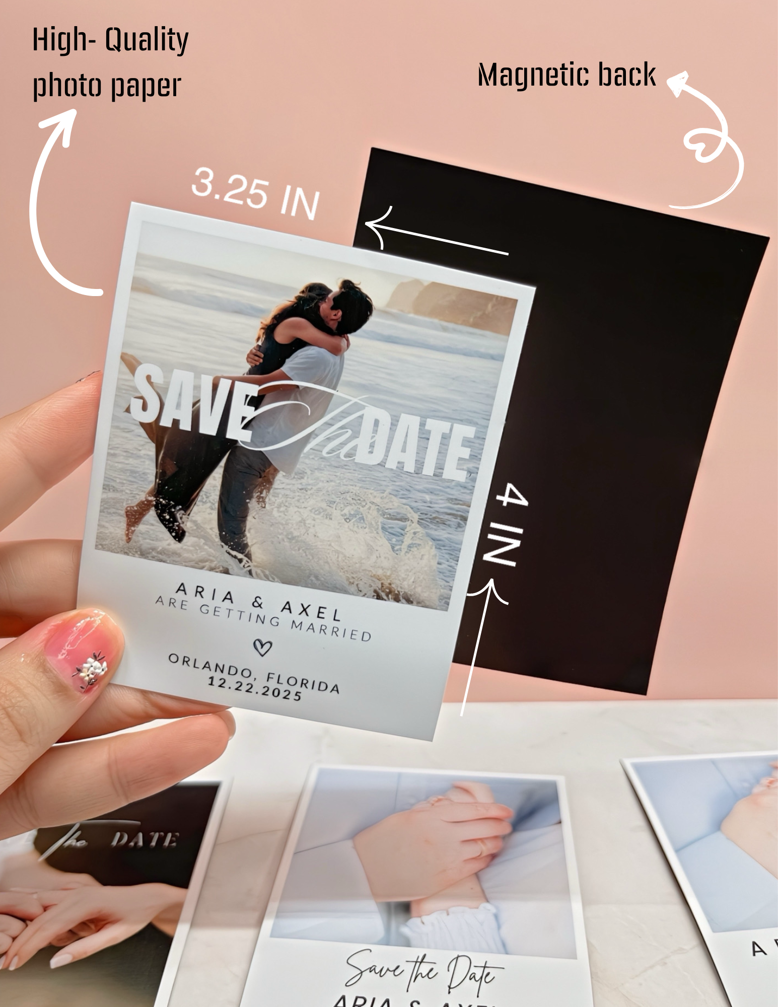 Save The Date Photo Magnets